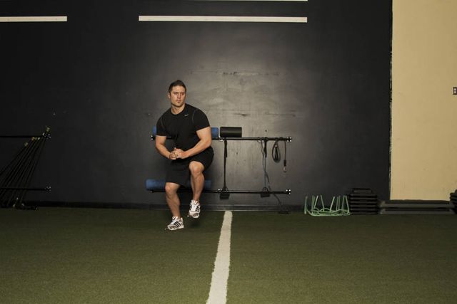 Alternate Leg Diagonal Bound: finishing position