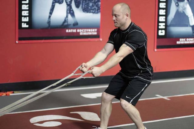 Backward Drag: finishing position