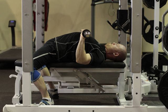 Bench Press - Powerlifting: finishing position