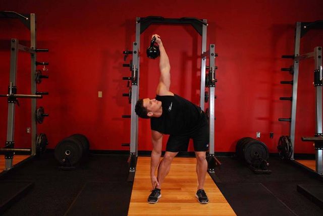 Bent Press: finishing position