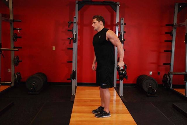 Bottoms-Up Clean From The Hang Position: finishing position
