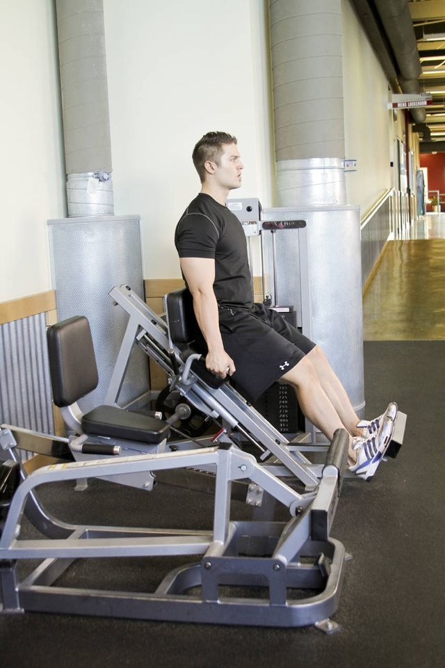 Calf Press: starting position