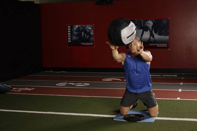 Chest Push (single response): finishing position