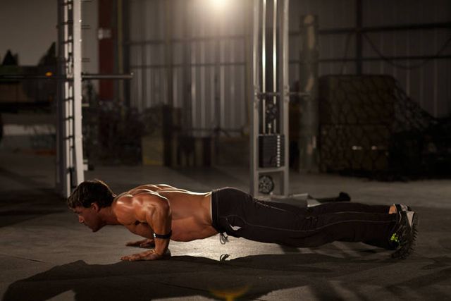 Clock Push-Up: finishing position