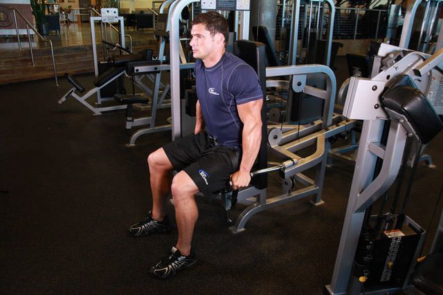 Dip Machine: finishing position