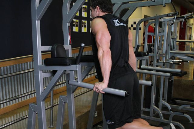 Dips - Triceps Version: finishing position