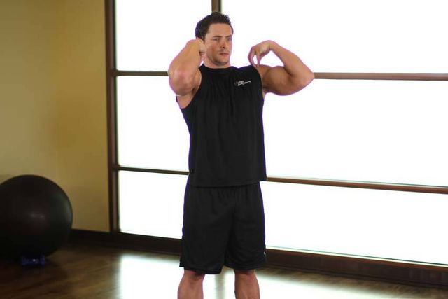 Elbow Circles: finishing position