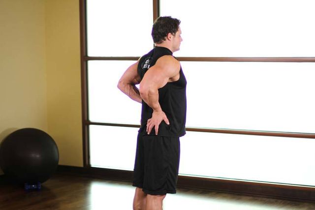 Elbows Back: finishing position