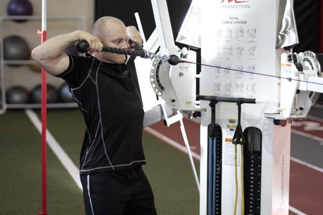 Face Pull: finishing position