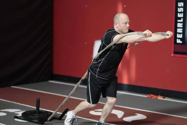 Forward Drag with Press: finishing position