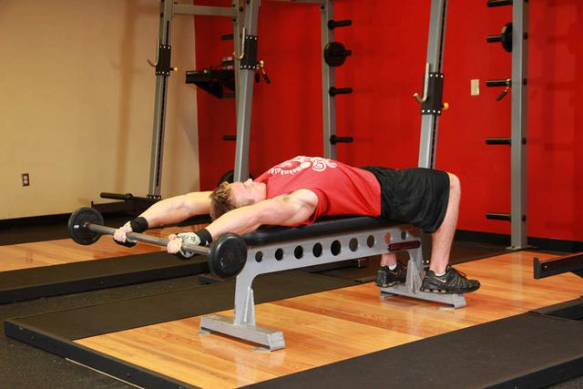 Front Raise And Pullover: finishing position