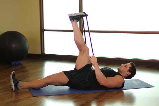 Hamstring Stretch: finishing position