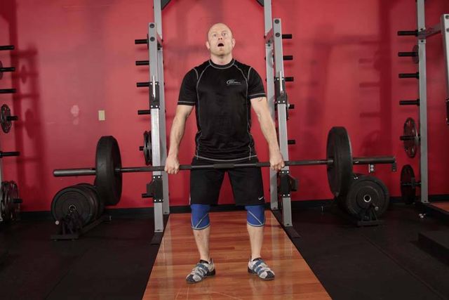 Hang Clean: starting position
