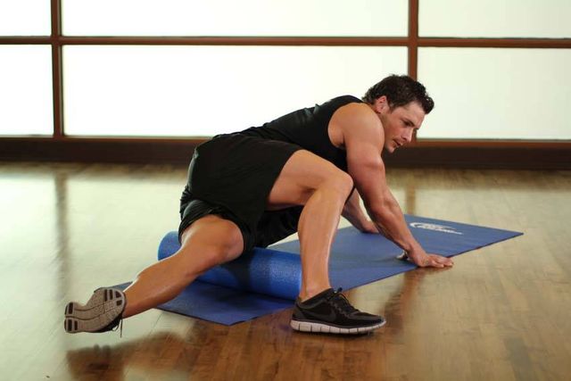 Iliotibial Tract-SMR: finishing position