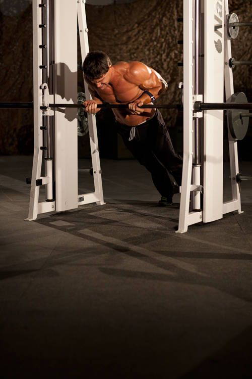 Incline Push-Up Reverse Grip: finishing position