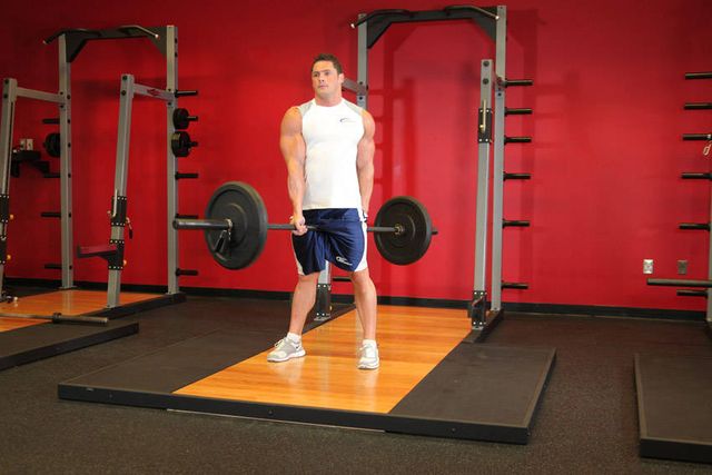 Jefferson Squats: starting position