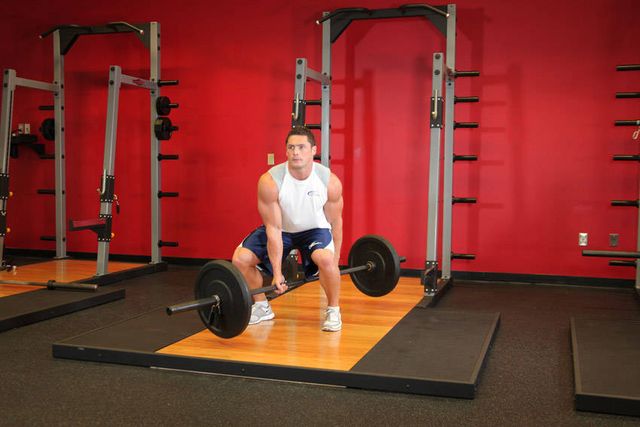 Jefferson Squats: finishing position