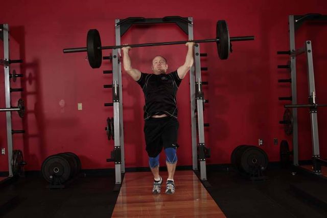 Jerk Balance: finishing position