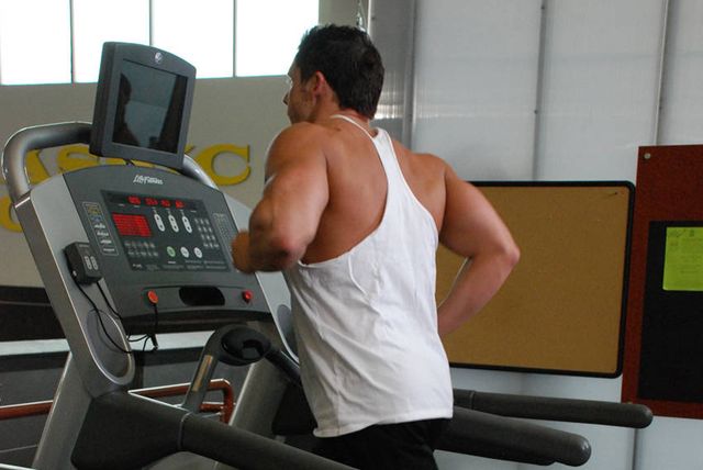 Jogging, Treadmill: finishing position