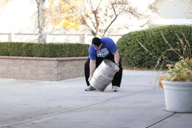 Keg Load: starting position