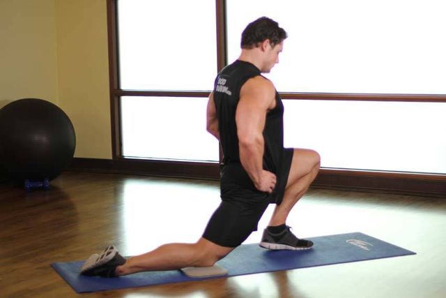 Kneeling Hip Flexor: finishing position