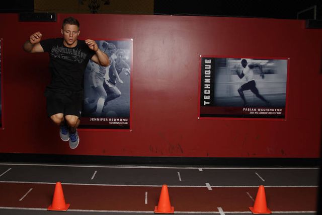 Lateral Cone Hops: finishing position