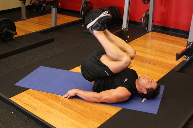 Leg Pull-In: finishing position