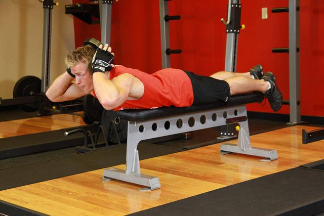 Lying Face Down Plate Neck Resistance: finishing position