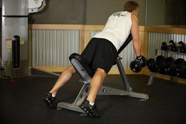 Middle Back Shrug: finishing position