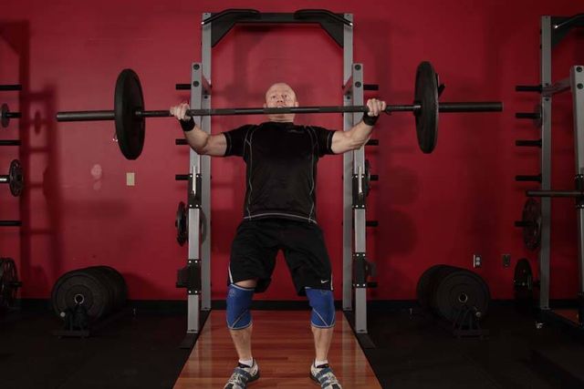 Muscle Snatch: finishing position