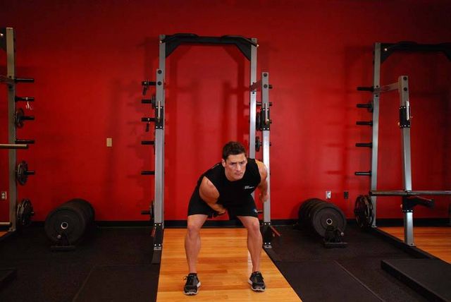 One-Arm Kettlebell Snatch: finishing position