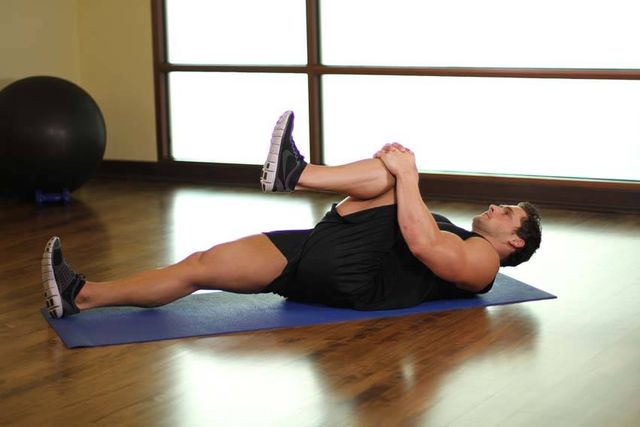 One Knee To Chest: finishing position