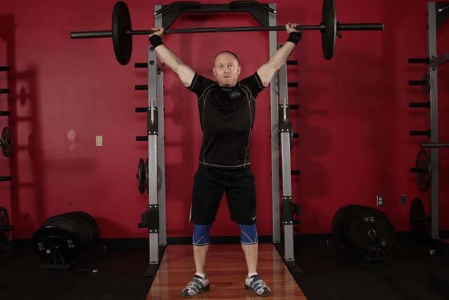 Overhead Squat: starting position