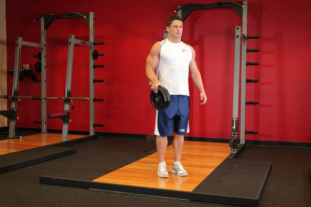 Plate Pinch: finishing position