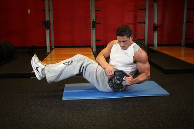 Plate Twist: finishing position