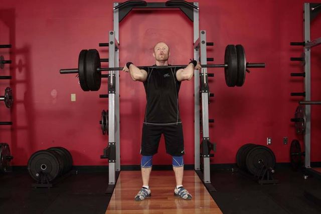 Power Jerk: starting position