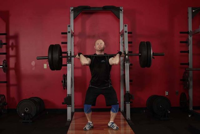 Power Jerk: finishing position