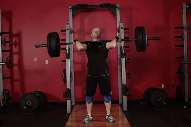 Push Press: starting position
