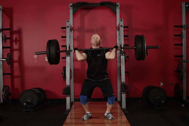 Push Press: finishing position