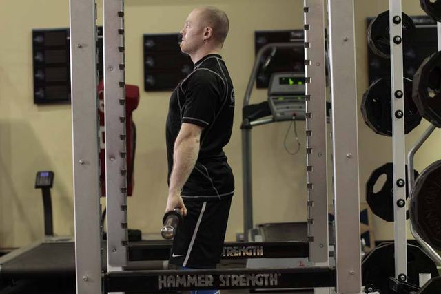 Rack Pulls: finishing position