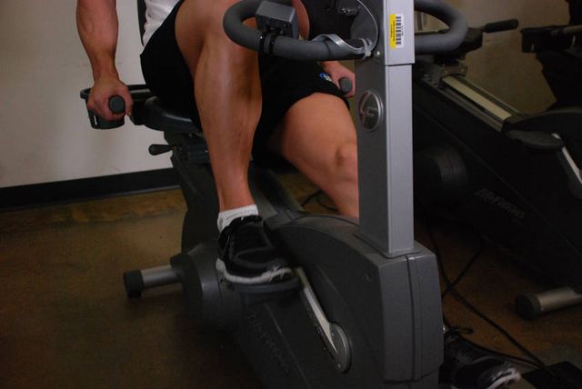Recumbent Bike: finishing position