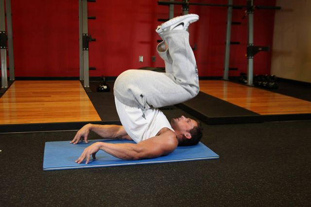 Reverse Crunch: finishing position