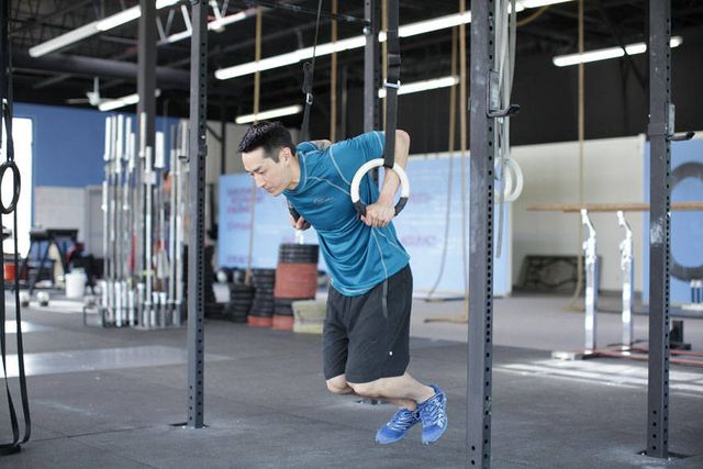 Ring Dips: starting position