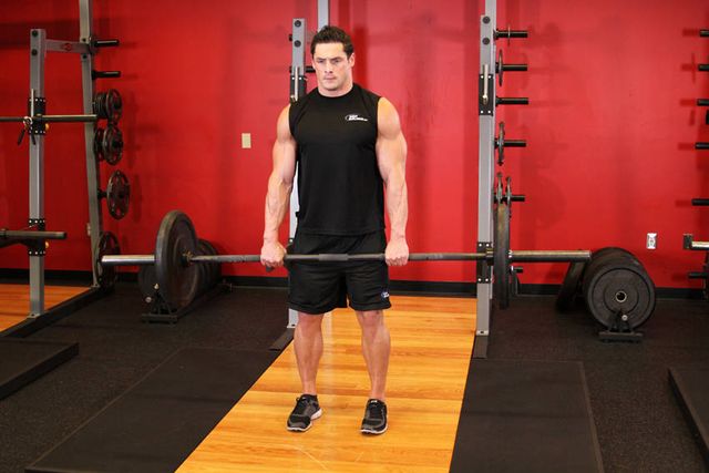 Romanian Deadlift: finishing position