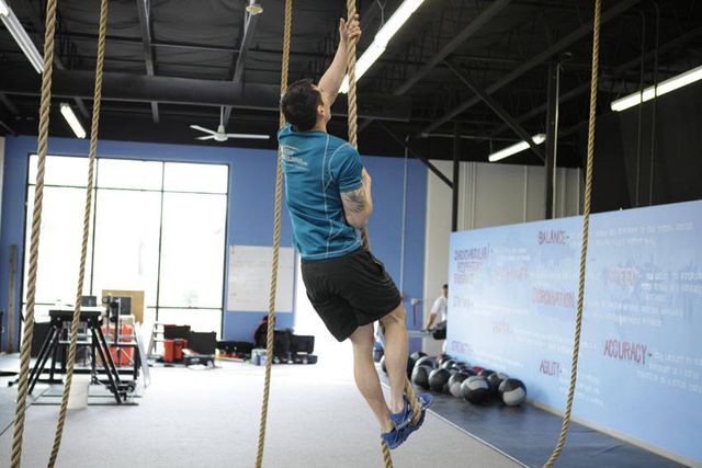Rope Climb: finishing position