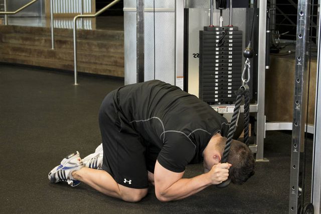 Rope Crunch: finishing position