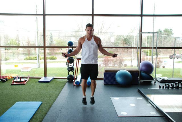 Rope Jumping: finishing position