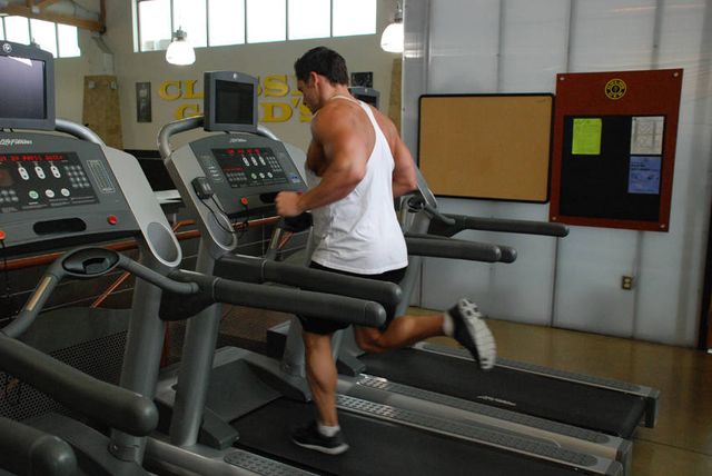 Running, Treadmill: finishing position