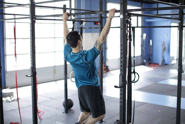 Scapular Pull-Up: finishing position