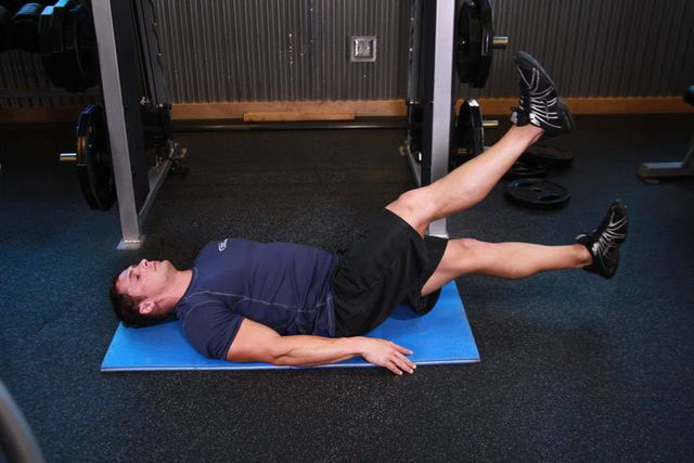 Scissor Kick: finishing position